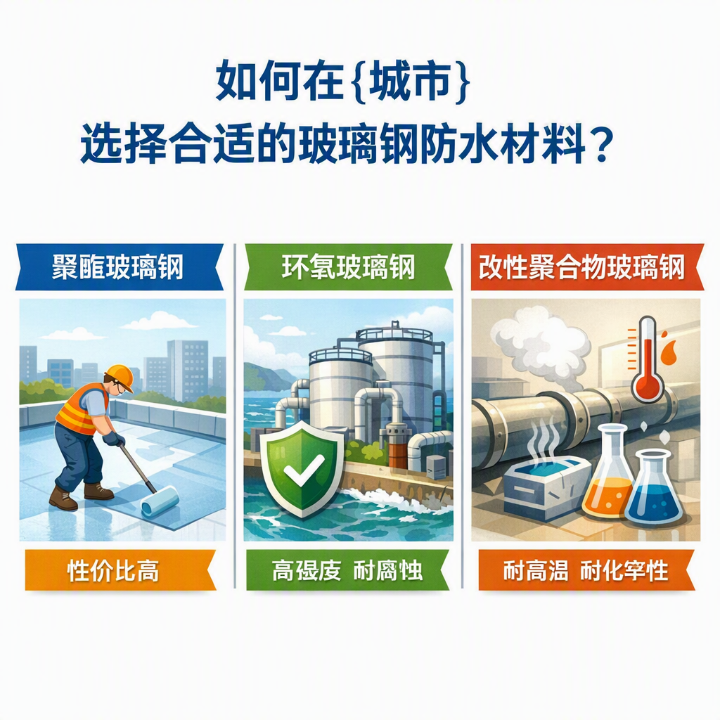 如何在济南选择合适的玻璃钢防水材料?