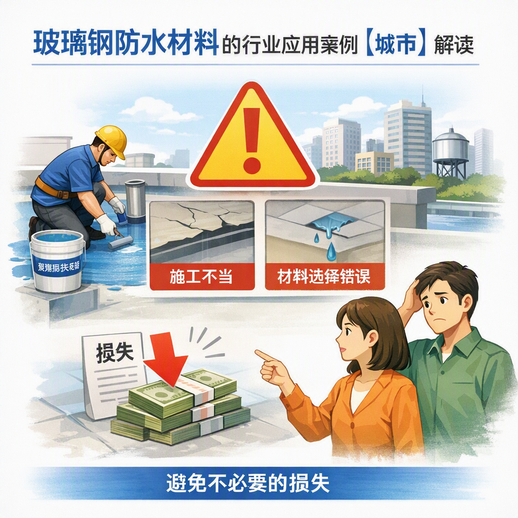 玻璃钢防水材料的行业应用案例,济南解读