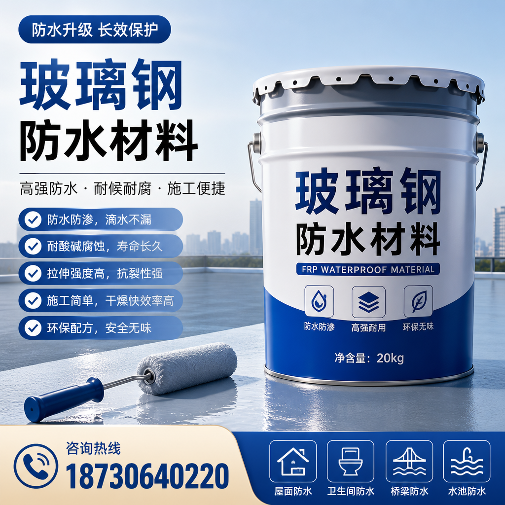 专家解析：玻璃钢防水材料的市场前景分析在 济南